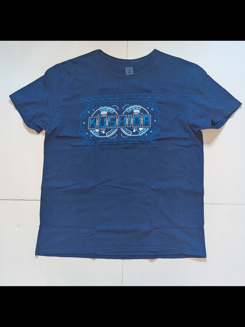 WWE NXT Kushida Debut T Shirt. Men's XL. Used. Short Sleeve. Blue. Rare.